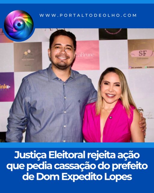 A Justiça Eleitoral julgou improcedente a Ação de Investigação Judicial Eleitoral (AIJE) que questionava a eleição do prefeito de Dom Expedito Lopes, Abimael José do Nascimento Lima, da vice-prefeita Maria Renata Alves de Sousa e da vereadora Valdivia Carvalho de Moura. A decisão foi proferida nesta quinta-feira (21) pelo juiz eleitoral Rodrigo Tolentino, da 62ª Zona Eleitoral de Picos.

A ação foi apresentada pela Comissão Provisória do Partido Progressista (PP) de Dom Expedito Lopes e apontava supostas irregularidades na campanha eleitoral de 2024, entre elas captação ilícita de sufrágio, conhecida como compra de votos, suposto caixa dois e abuso dos meios de comunicação social.

Após analisar as provas documentais e testemunhais produzidas ao longo do processo, o magistrado concluiu que não havia elementos suficientes para comprovar as acusações com a robustez exigida pela legislação eleitoral.

Entre os pontos questionados estava a suposta omissão de despesas da campanha, envolvendo estrutura, materiais, carros de som, combustíveis e serviços de marketing.

Sobre a prestação de contas, o juiz destacou que as contas da campanha de Abimael foram aprovadas com ressalvas e que a irregularidade remanescente correspondia a apenas 0,04% do total arrecadado. Segundo a sentença, os elementos apresentados não foram suficientes para comprovar a existência de caixa dois com gravidade capaz de justificar a cassação do diploma.

Ao final, Rodrigo Tolentino julgou improcedente a AIJE e afastou as acusações de captação ilícita de sufrágio, caixa dois e abuso dos meios de comunicação social.

A decisão determina a intimação das partes e do Ministério Público Eleitoral. Após o trânsito em julgado, o processo deverá ser arquivado.

Veja a decisão completa em: www.portaltodeolho.com
Link na Bio e nos storys!