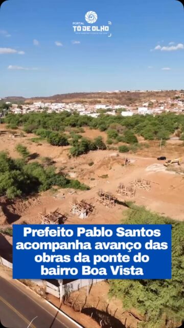 O prefeito de Picos, Pablo Santos, visitou a obra da ponte do bairro Boa Vista e destacou o avanço dos trabalhos. Segundo o gestor, a etapa de fundação, que representa aproximadamente 40% da obra, já foi concluída.

Durante a visita, Pablo Santos esteve acompanhado do proprietário da empresa responsável pela execução dos serviços e do novo engenheiro contratado pela Prefeitura, Arimatéia, que acompanha a obra em parceria com a Companhia de Desenvolvimento dos Vales do São Francisco e do Parnaíba (Codevasf).

O prefeito ressaltou que a construção da ponte representa a concretização de uma demanda aguardada pela população e destacou a atuação junto aos órgãos federais para viabilizar o projeto.

Pablo Santos também agradeceu a confiança da população picoense e reforçou o compromisso com as ações de infraestrutura no município.

Siga: @portaltodeolho