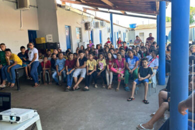 Aroeiras do Itaim: PSE promove palestra sobre depressão, bullying e valorização da vida na Escola Municipal São José