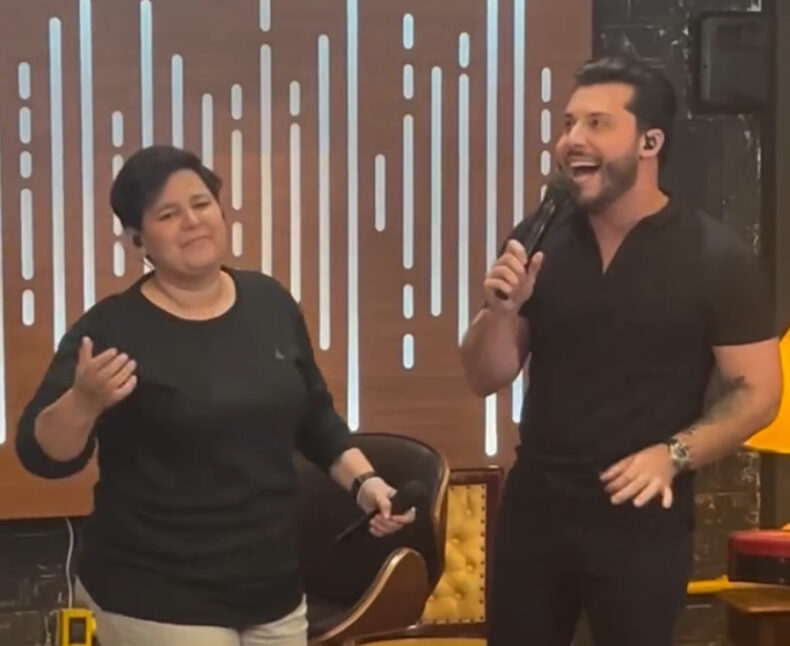 Cantora picoense Juliana Guedes grava música com Murilo Huff