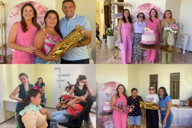 CRAS de Aroeiras do Itaim promove manhã especial em homenagem ao Dia das Mães com presença de autoridades e comunidade