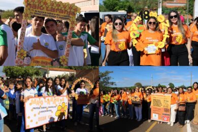 Prefeitura de Dom Expedito Lopes realiza caminhada em alusão ao Maio Laranja