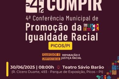 Picos promove Conferência de Promoção da Igualdade Racial