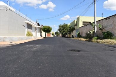 Bairros serão contemplados em mais uma etapa de asfaltamento em Picos