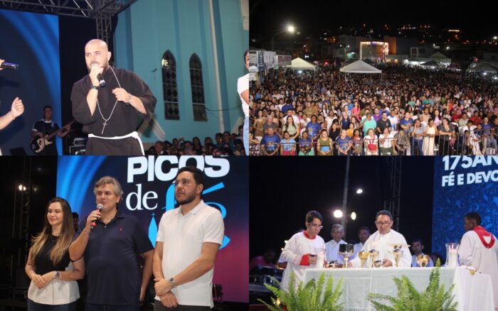 Picos de Fé reúne milhares de fieis em noite de devoção e música durante os 175º Festejos de Nossa Senhora dos Remédios