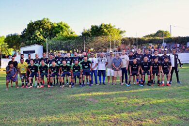 Prefeitura de Santo Antônio de Lisboa inicia Torneio de Fut7 em alusão à XVIII Festa do Caju com quatro jogos e homenagem; veja fotos