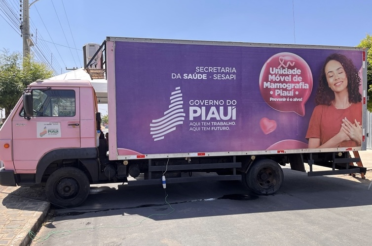 Caminhão da Mamografia fará exames gratuitos em Dom Expedito Lopes