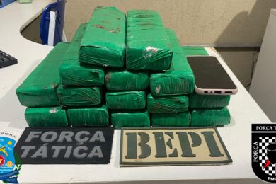 Mulher é presa com 15 tabletes de maconha ao desembarcar na rodoviária de Picos