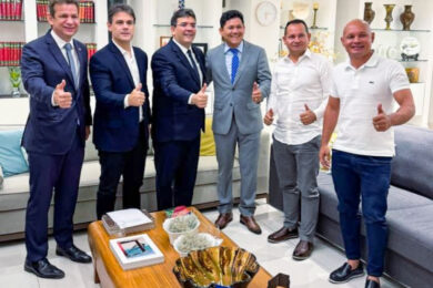 Severo Eulálio participa de reunião com o governador Rafael Fonteles para tratar de demandas de Miguel Alves