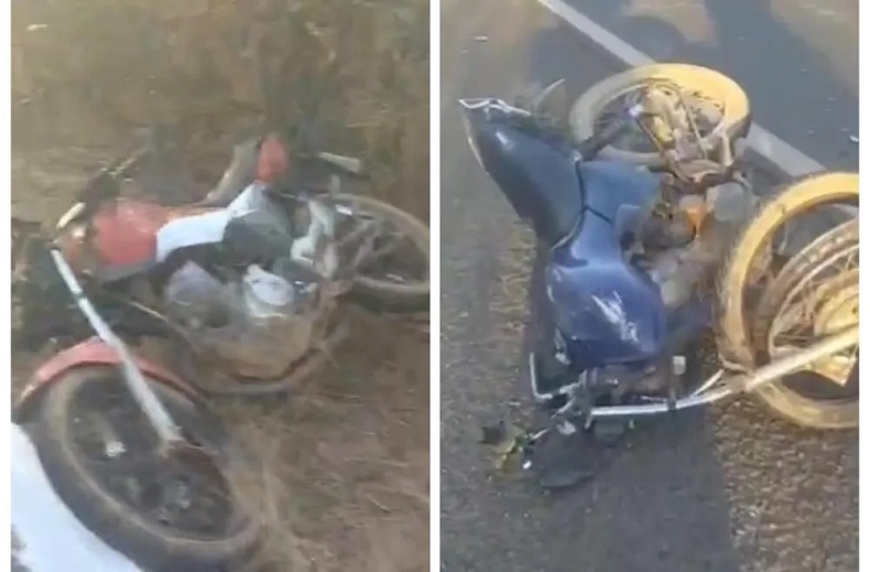 Colisão entre motocicletas deixa idoso morto e duas pessoas feridas em Oeiras