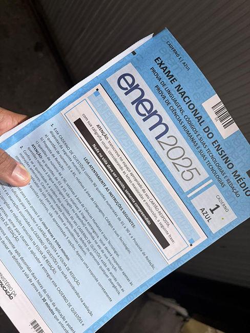Gabaritos do primeiro dia da prova do Enem 2025 são divulgados; veja aqui