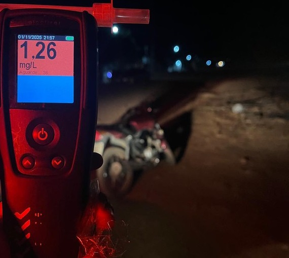 PRF flagra motoristas alcoolizados em Valença e Picos