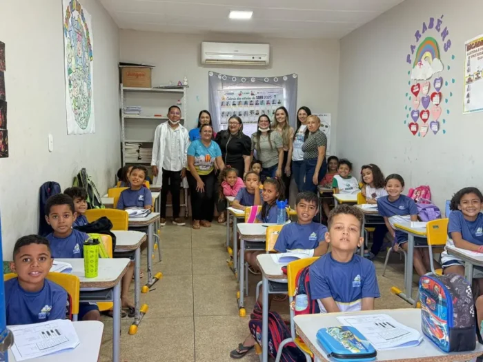 Aroeiras do Itaim: Programa Saúde na Escola realiza ação de saúde bucal na Escola Francisco Teixeira