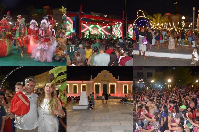 Encanto e magia marcam o Acender das Luzes de Natal em Picos