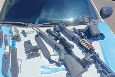 Polícias apreendem mais de 6 mil armas em 3 anos