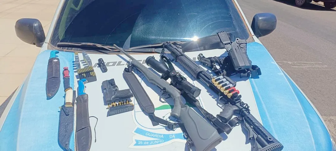 Polícias apreendem mais de 6 mil armas em 3 anos