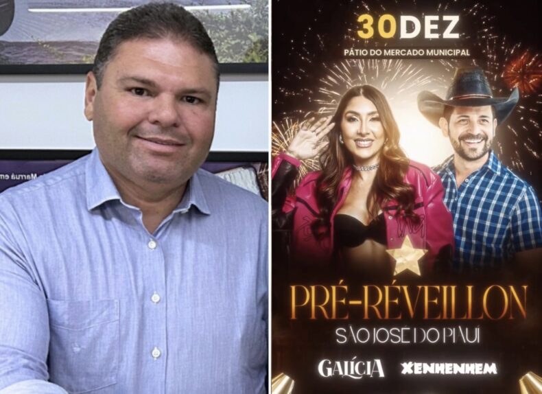 Prefeito Admaelton Bezerra promove hoje Pré-Réveillon de São José do Piauí com Galícia e Xenhenhem