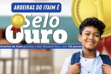Educação de Aroeiras do Itaim conquista Selo Ouro no Criança Alfabetizada