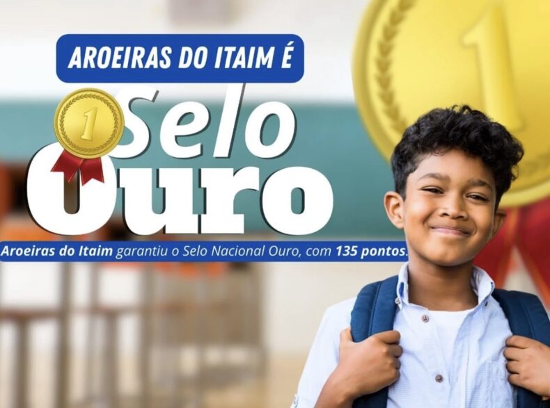 Educação de Aroeiras do Itaim conquista Selo Ouro no Criança Alfabetizada
