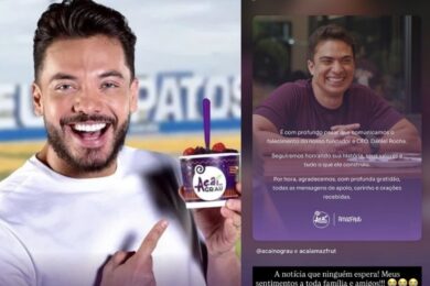 Cantor Wesley Safadão lamenta morte de Daniel Rocha, fundador do Açaí no Grau
