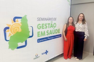 Secretária de Saúde de Aroeiras do Itaim participa de seminário de gestão em Teresina