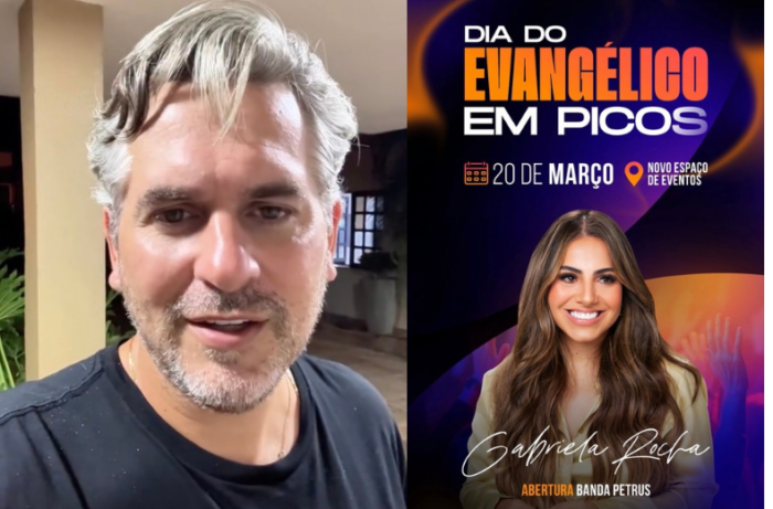Prefeito Pablo Santos anuncia Dia do Evangélico com show de Gabriela Rocha