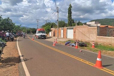 Pedestre morre após ser atropelado por moto em Santana do Piauí
