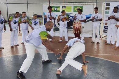 II Encontro Cultural de Capoeira reúne participantes no Poliesportivo Tio Zé em Dom Expedito Lopes