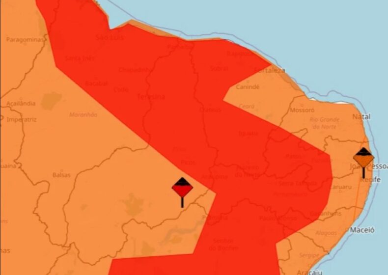 INMET prevê mais chuvas para todo o Piauí nesta segunda