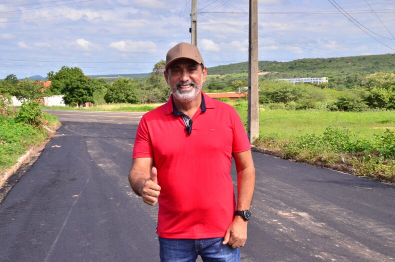 Gestão do prefeito Erivaldo Lopes realiza nova etapa de asfaltamento e Santo Antônio de Lisboa alcança 90% da área urbana asfaltada