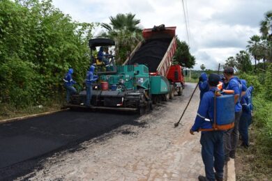 Em Picos, 13 ruas serão asfaltadas com investimentos de R$ 4,5 milhões