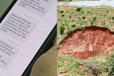 Sinal sonoro e SMS alertam para risco de rompimento de barragem
