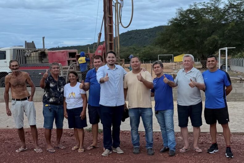 Dr. Abimael Lima garante avanço na estrutura do campo da ABEC com perfuração de poço em Dom Expedito Lopes