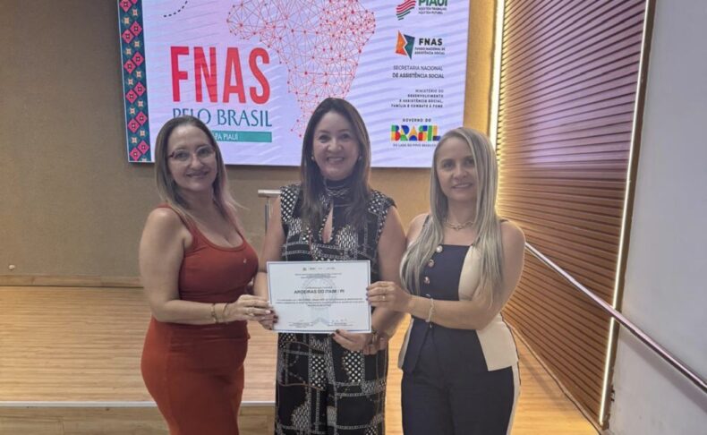 Secretaria de Assistência Social de Aroeiras do Itaim participa do evento FNAS pelo Brasil – Etapa Piauí e recebe certificação