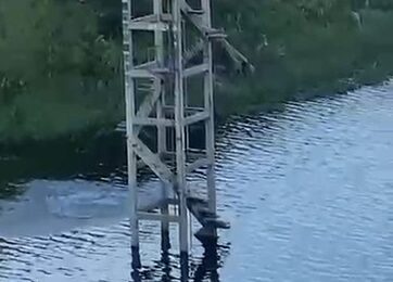 Homem desaparece após saltar de escadaria em açude em Fronteiras