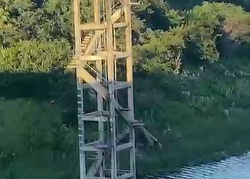 Homem desaparece após saltar de escadaria em açude em Fronteiras