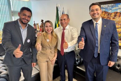 Em Brasília, Dr. Abimael Lima reforça parceria com senador Marcelo Castro em busca de benefícios para Dom Expedito Lopes