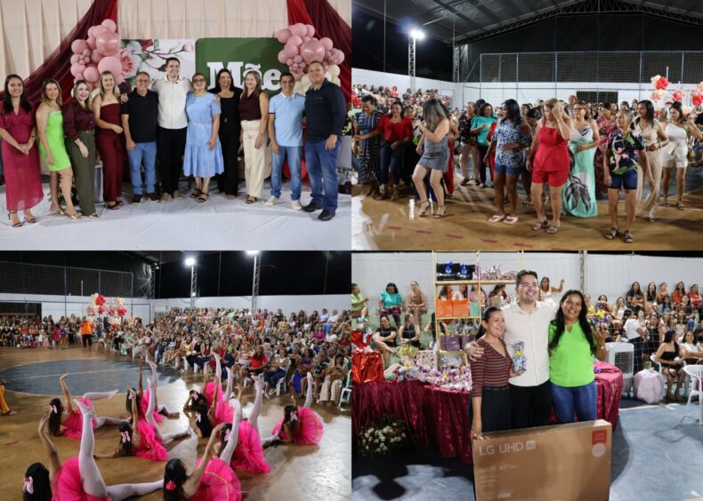 Mães lotam Poliesportivo Tio Zé em festa especial promovida pela Prefeitura de Dom Expedito Lopes