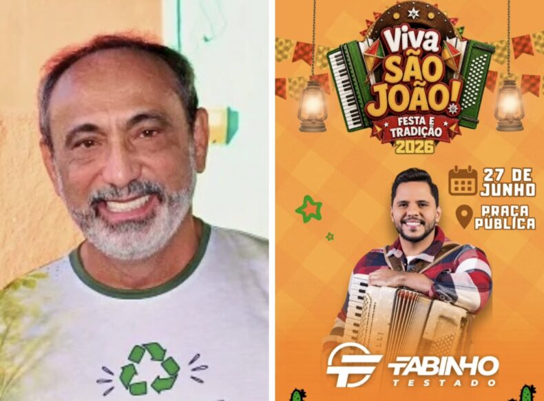 Prefeito Erivaldo Lopes confirma Fabinho Testado no Viva São João de Santo Antônio de Lisboa