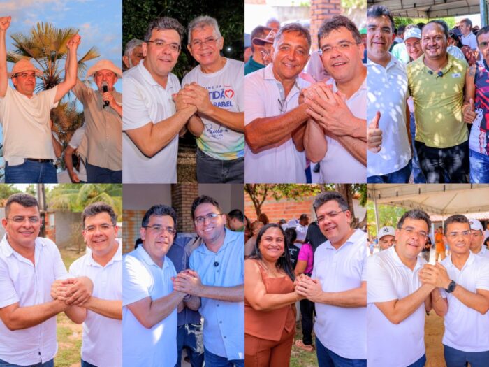 Situação e oposição se unem em apoio a Rafael Fonteles nos quatro municípios visitados no Norte do Piauí