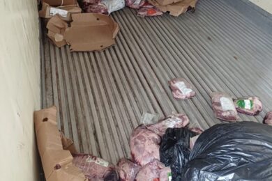 PRF apreende carne vencida durante fiscalização na BR-316
