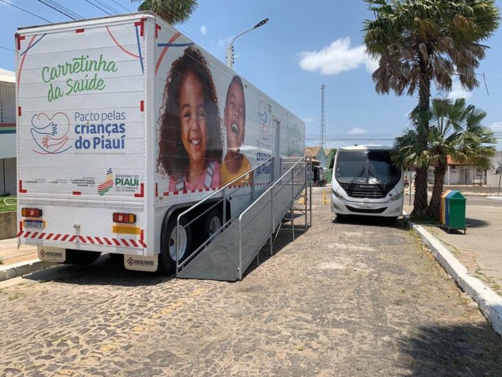 Carretinha da Saúde aumenta cobertura vacinal infantil