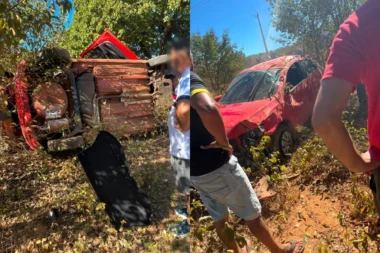 Capotamento deixa quatro feridos em Itainópolis