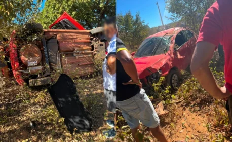 Capotamento deixa quatro feridos em Itainópolis