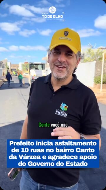 O prefeito de Picos, Pablo Santos, anunciou, por meio de um vídeo publicado nas redes sociais, o início de mais uma etapa de obras de pavimentação asfáltica no município. Desta vez, o benefício contemplará dez ruas localizadas na região central e no bairro Canto da Várzea.

Durante a gravação, o gestor destacou a importância da obra para a melhoria da mobilidade urbana e da qualidade de vida da população.

Na ocasião, Pablo Santos também agradeceu ao governador do Estado pelo apoio às ações desenvolvidas em Picos e reconheceu a parceria do secretário estadual Jadiel Alencar na viabilização dos investimentos.

Siga: @portaltodeolho