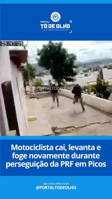 Uma perseguição envolvendo equipes da Polícia Rodoviária Federal (PRF) foi registrada na manhã desta quinta-feira (9), na região do Morro da Mariana, em Picos. A ação chamou a atenção de moradores, que acompanharam a movimentação policial.

O Morro da Mariana é conhecido por ser uma área de difícil acesso, com vias estreitas e em encostas, o que dificulta a locomoção de veículos e pedestres e torna o tráfego mais desafiador.

Imagens de uma câmera de segurança mostram o momento em que o motociclista, que era perseguido, perde o controle da moto e cai. Logo em seguida, os policiais rodoviários federais, que realizavam o acompanhamento em motocicletas, também caem após, possivelmente, atingirem um obstáculo na via.

Nas imagens, é possível ver os agentes correndo a pé na tentativa de capturar o suspeito. No entanto, o motociclista consegue se levantar, sobe novamente na motocicleta e foge do local.

O vídeo também registra disparos de advertência efetuados para o alto durante a tentativa de interromper a fuga do motociclista.

Até o momento, a Polícia Rodoviária Federal não divulgou oficialmente a motivação da perseguição, nem informou se o homem foi localizado ou se houve prisões ou apreensões relacionadas à ocorrência. A matéria será atualizada assim que novas informações forem divulgadas.

Siga: @portaltodeolho