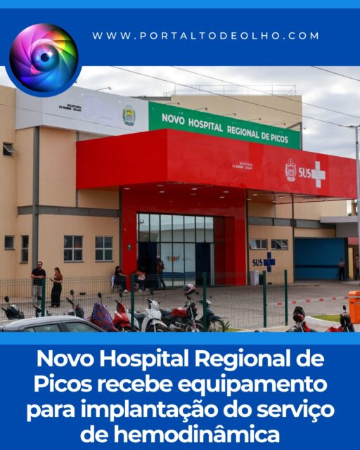 O Novo Hospital Regional de Picos recebeu, nesta sexta-feira (10), o equipamento destinado à implantação do serviço de hemodinâmica na unidade. Após a conclusão da instalação e da operacionalização, o hospital passará a ofertar exames diagnósticos e procedimentos intervencionistas de média e alta complexidade, ampliando a capacidade assistencial da rede pública de saúde na macrorregião.

A implantação do serviço representa um avanço na descentralização da assistência especializada no Estado, fortalecendo a linha de cuidado cardiovascular e garantindo maior resolutividade à unidade hospitalar.

Referência para 42 municípios da macrorregião de saúde, o Novo Hospital Regional de Picos atenderá pacientes regulados pela Central Estadual de Regulação, conforme critérios clínicos estabelecidos para atendimentos de urgência, emergência e procedimentos eletivos. 

A iniciativa contribuirá para reduzir a necessidade de deslocamentos de pacientes para outras regiões do estado, ampliando o acesso a serviços especializados e fortalecendo a regionalização da assistência em saúde.

Siga: @portaltodeolho 
Acesse: www.portaltodeolho.com