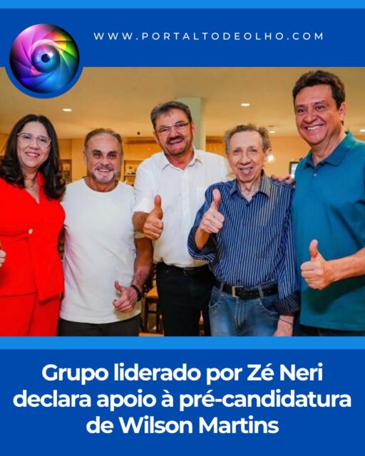 O grupo político liderado pelo ex-prefeito e ex-deputado estadual José Neri de Sousa oficializou, na noite desta quinta-feira (9), apoio à pré-candidatura do ex-governador Wilson Martins (PSD) à Câmara dos Deputados nas eleições de 2026.

A reunião aconteceu no Hotel Horizonte Prime, em Picos, e contou com a presença de lideranças políticas da região. Participaram do encontro o deputado estadual Nerinho, a vice-prefeita de Picos, Cecília Neri (Xandu), o empresário Araujinho e o prefeito de Paulistana, Osvaldo da Abelha Branca, que também manifestaram apoio ao ex-governador.

Durante o encontro, José Neri destacou a experiência administrativa de Wilson Martins e defendeu a união do grupo em torno de um projeto voltado ao fortalecimento da representatividade da região de Picos no Congresso Nacional.

Ao agradecer o apoio, Wilson Martins afirmou que recebe a adesão com responsabilidade e reforçou o compromisso de trabalhar em defesa dos municípios piauienses e do desenvolvimento regional. A adesão do grupo amplia sua base política no território do Vale do Guaribas para a disputa eleitoral de 2026.

Siga: @portaltodeolho