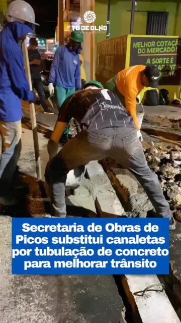 A Prefeitura de Picos, por meio da Secretaria Municipal de Obras, deu início a um serviço de substituição de antigas canaletas por tubulações de concreto armado em pontos estratégicos da cidade. A medida tem como objetivo melhorar a trafegabilidade, aumentar a segurança viária e reduzir os transtornos causados por esse tipo de estrutura.

Os trabalhos começaram na Rua Monsenhor Hipólito, na esquina com o Picos Clube, um dos locais de maior circulação de veículos no município.

De acordo com o secretário municipal de Obras, Marlon Bezerra, a intervenção faz parte de um cronograma que contempla outros trechos da cidade.

Ainda segundo o secretário, esta é apenas a primeira etapa de um programa que prevê a substituição gradual de canaletas em outras vias do município.

Siga: @portaltodeolho