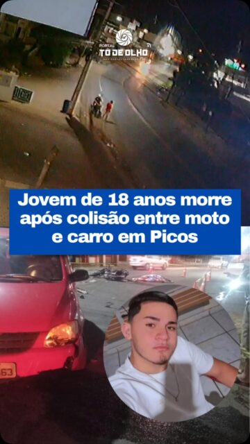 Atenção, imagens fortes!‼️

Um grave acidente de trânsito registrado nas primeiras horas da manhã desta sexta-feira (31) resultou na morte de um motociclista de 18 anos na Avenida Anísio da Luz, no bairro Ipueiras, nas proximidades da Escola Vidal de Freitas, em Picos. A ocorrência foi atendida pela 1ª Companhia Independente de Policiamento de Trânsito (CITRAN).

A vítima foi identificada como Manoel Balduino da Conceição Santos, natural do município de Sussuapara. Ele conduzia uma motocicleta Honda XRE 300 ABS e morreu ainda no local em decorrência da violência do impacto.

De acordo com informações da Polícia Militar, o acidente aconteceu por volta das 4h e envolveu também um Volkswagen Fox de cor vermelha. O motorista do carro relatou que seguia pela Avenida Anísio da Luz, no sentido Centro–Ipueiras, quando a motocicleta, que trafegava na direção contrária, teria invadido a faixa durante uma curva, provocando a colisão.

Com o impacto, o motociclista caiu sobre a pista. Equipes do Serviço de Atendimento Móvel de Urgência (SAMU) foram acionadas, mas apenas constataram o óbito da vítima.

A Perícia Criminal realizou os procedimentos no local para apurar a dinâmica do acidente. O motorista do automóvel também foi submetido ao teste do bafômetro, que apresentou resultado negativo para ingestão de álcool.

Uma câmera de segurança instalada nas imediações registrou o momento da colisão e as imagens poderão contribuir com a investigação das circunstâncias do acidente.

Siga: @portaltodeolho